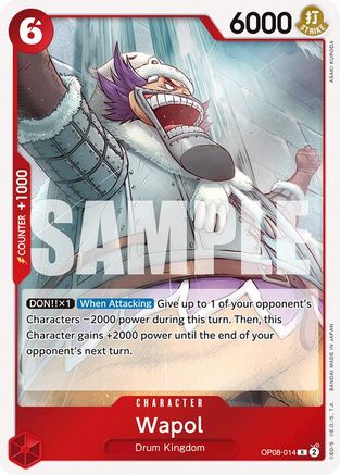 Image of Wapol (OP08-014) - Two Legends Foil