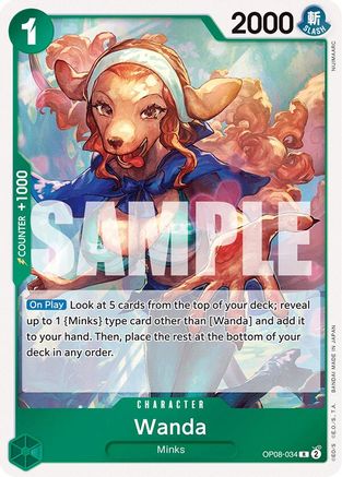 Image of Wanda (OP08-034) - Two Legends Foil