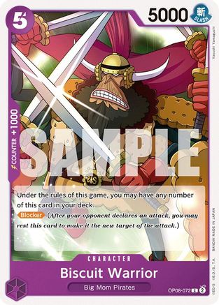 Image of Biscuit Warrior (OP08-072) - Two Legends