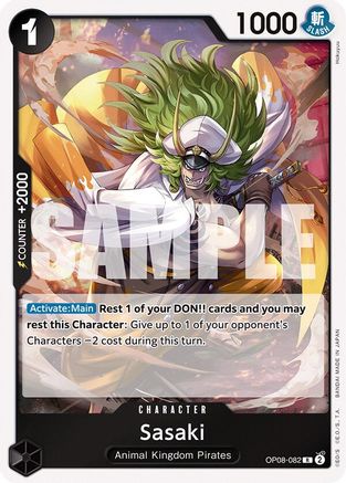 Image of Sasaki (OP08-082) - Two Legends Foil