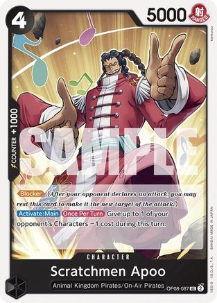 Image of Scratchmen Apoo (OP08-087) - Two Legends