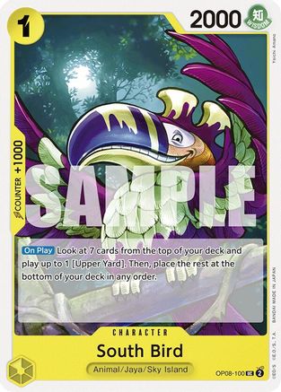 Image of South Bird (OP08-100) - Two Legends