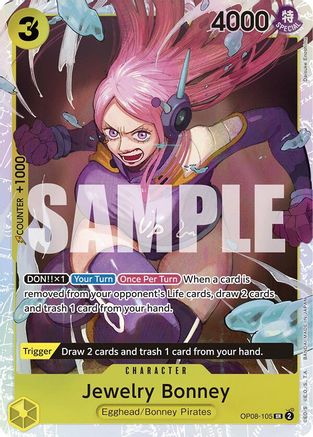 Image of Jewelry Bonney (OP08-105) - Two Legends Foil