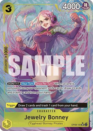 Image of Jewelry Bonney (Parallel) (OP08-105) - Two Legends Foil