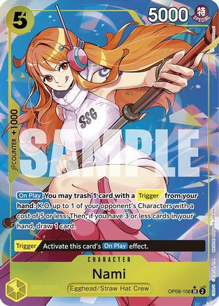 Image of Nami (Parallel) (OP08-106) - Two Legends Foil