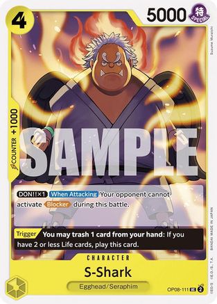 Image of S-Shark (OP08-111) - Two Legends