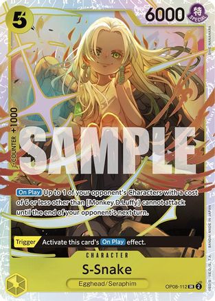 Image of S-Snake (OP08-112) - Two Legends Foil