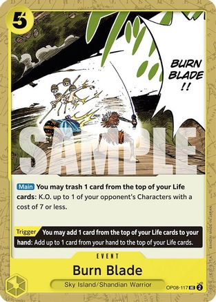 Image of Burn Blade (OP08-117) - Two Legends