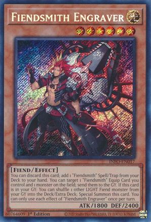 Image of Fiendsmith Engraver (INFO-EN017) - The Infinite Forbidden 1st Edition