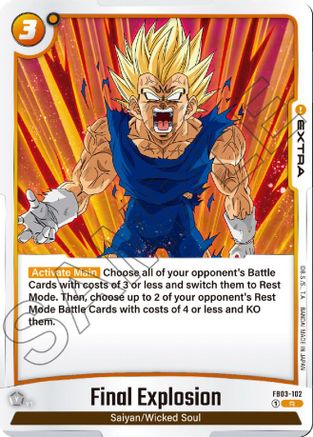 Image of Final Explosion (FB03-102) - Raging Roar Holofoil