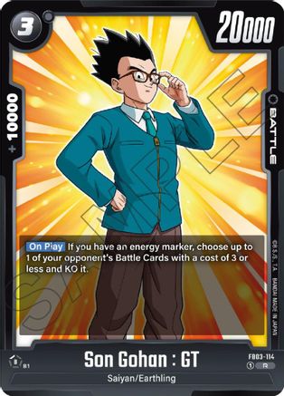 Image of Son Gohan : GT (FB03-114) - Raging Roar