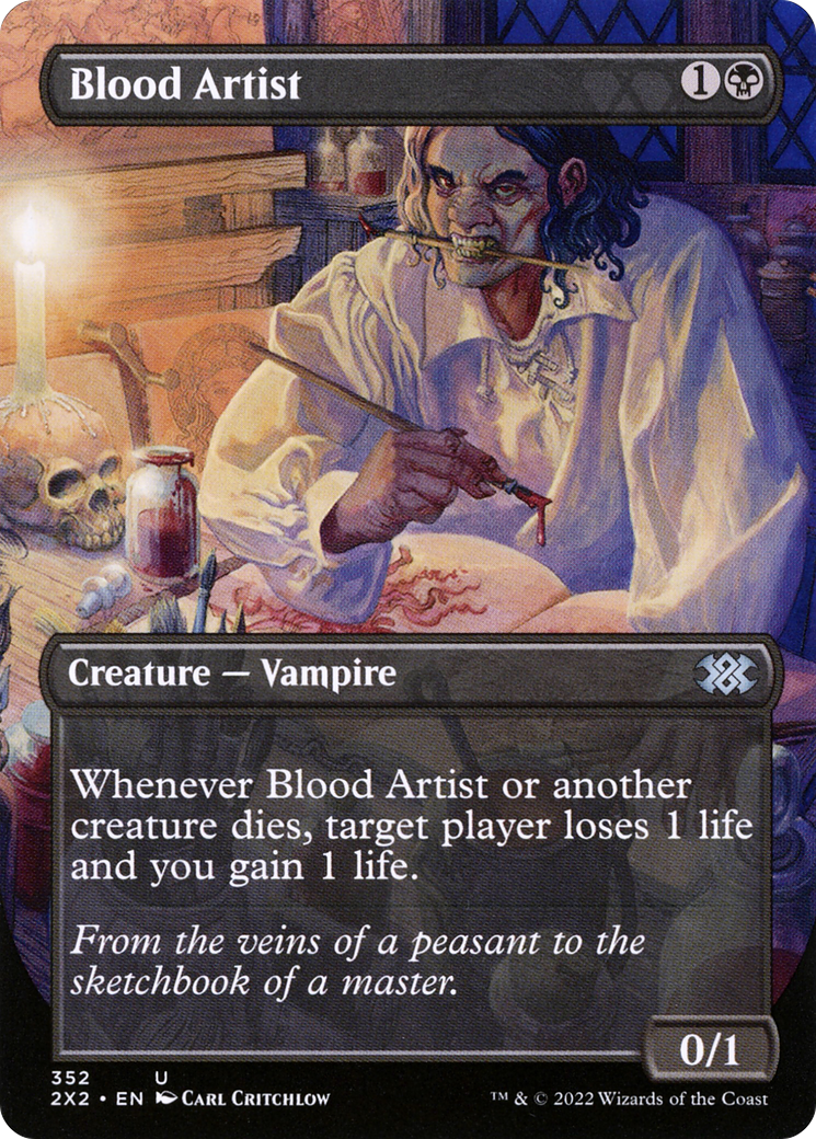 Image of Blood Artist (Borderless) (2X2-352) - Double Masters 2022 (Borderless)