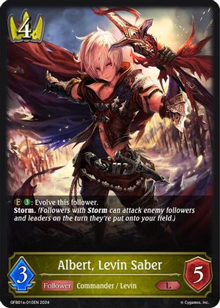 Image of Albert, Levin Saber (GFB01a-010EN) - GFB01 Guide to Glory