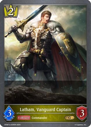 Image of Latham, Vanguard Captain (GFB01a-024EN) - GFB01 Guide to Glory