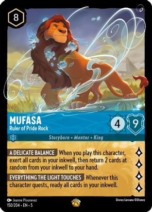 Image of Mufasa - Ruler of Pride Rock (150/204) - Shimmering Skies