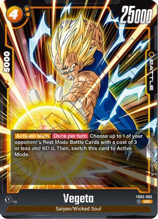 Image of Vegeta - FB03-089 (FB03-089) - Raging Roar Holofoil