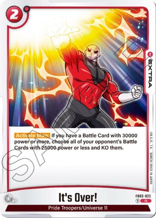Image of It's Over! (FB03-023) - Raging Roar Holofoil