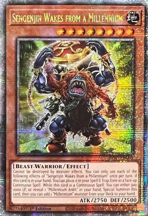 Image of Sengenjin Wakes from a Millennium (Quarter Century Secret Rare) (INFO-EN001) - The Infinite Forbidden 1st Edition