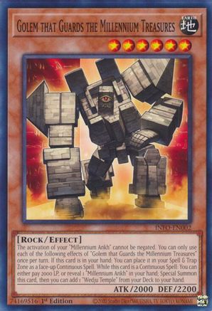 Image of Golem that Guards the Millennium Treasures (INFO-EN002) - The Infinite Forbidden 1st Edition