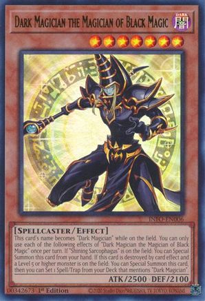 Image of Dark Magician the Magician of Black Magic (INFO-EN006) - The Infinite Forbidden 1st Edition
