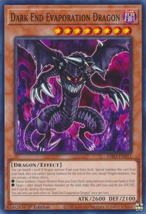 Image of Dark End Evaporation Dragon (INFO-EN011) - The Infinite Forbidden 1st Edition