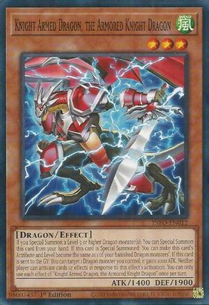 Image of Knight Armed Dragon, the Armored Knight Dragon (INFO-EN012) - The Infinite Forbidden 1st Edition