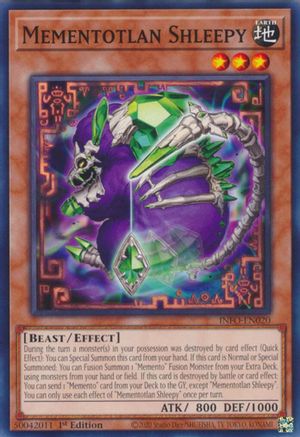 Image of Mementotlan Shleepy (INFO-EN020) - The Infinite Forbidden 1st Edition