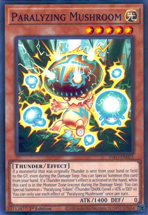 Image of Paralyzing Mushroom (INFO-EN025) - The Infinite Forbidden 1st Edition