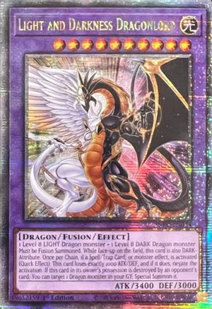 Image of Light and Darkness Dragonlord (Quarter Century Secret Rare) (INFO-EN034) - The Infinite Forbidden 1st Edition