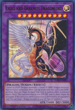 Image of Light and Darkness Dragonlord (INFO-EN034) - The Infinite Forbidden 1st Edition