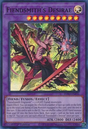 Image of Fiendsmith's Desirae (INFO-EN036) - The Infinite Forbidden 1st Edition