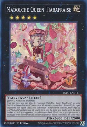 Image of Madolche Queen Tiarafraise (INFO-EN044) - The Infinite Forbidden 1st Edition