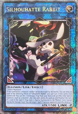 Image of Silhouhatte Rabbit (Quarter Century Secret Rare) (INFO-EN052) - The Infinite Forbidden 1st Edition
