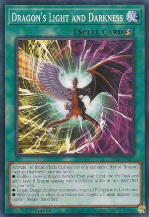 Image of Dragon's Light and Darkness (INFO-EN057) - The Infinite Forbidden 1st Edition