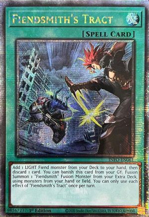 Image of Fiendsmith's Tract (Quarter Century Secret Rare) (INFO-EN061) - The Infinite Forbidden 1st Edition