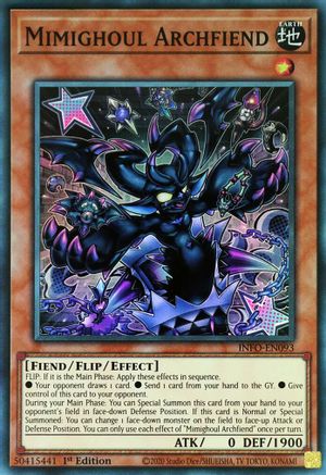 Image of Mimighoul Archfiend (INFO-EN093) - The Infinite Forbidden 1st Edition