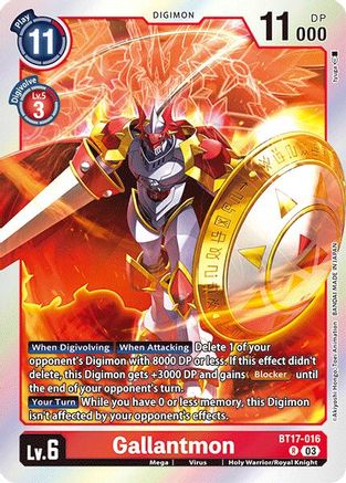 Image of Gallantmon (BT17-016) - Secret Crisis Foil