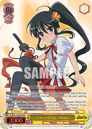 Image of Dressed Up, Shana (SHP) (SS/WE41-E06SHP SHP) - Shakugan no Shana Premium Booster