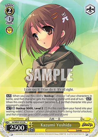Image of Kazumi Yoshida (SS/WE41-E12 N) - Shakugan no Shana Premium Booster