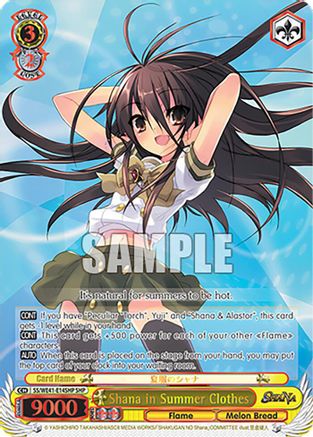 Image of Shana in Summer Clothes (SHP) (SS/WE41-E14SHP SHP) - Shakugan no Shana Premium Booster