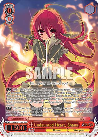 Image of Undaunted Heart, Shana (SHP) (SS/WE41-E25SHP SHP) - Shakugan no Shana Premium Booster