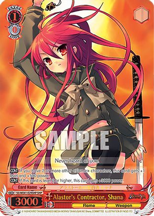 Image of Alastor's Contractor, Shana (SHP) (SS/WE41-E29SHP SHP) - Shakugan no Shana Premium Booster