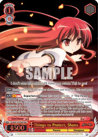 Image of Things to Protect, Shana (SHP) (SS/WE41-E33SHP SHP) - Shakugan no Shana Premium Booster