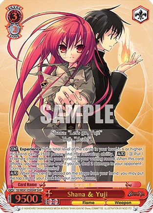 Image of Shana & Yuji (SHP) (SS/WE41-E38SHP SHP) - Shakugan no Shana Premium Booster