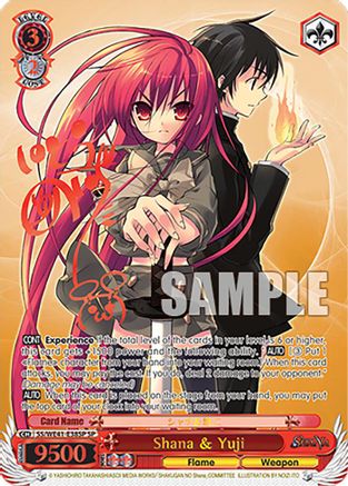 Image of Shana & Yuji (SP) (SS/WE41-E38SP SP) - Shakugan no Shana Premium Booster