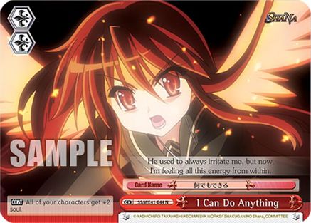Image of I Can Do Anything (SS/WE41-E44 N) - Shakugan no Shana Premium Booster