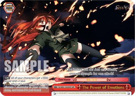 Image of The Power of Emotions (SHP) (SS/WE41-E45SHP SHP) - Shakugan no Shana Premium Booster