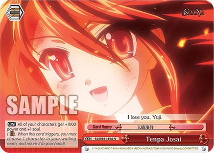 Image of Tenpa Josai (SS/WE41-E46 N) - Shakugan no Shana Premium Booster