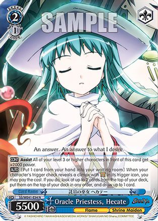 Image of Oracle Priestess, Hecate (SS/WE41-E54 N) - Shakugan no Shana Premium Booster