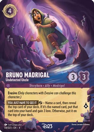 Image of Bruno Madrigal - Undetected Uncle (4) - D23 Promos Holofoil